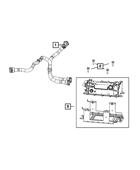 Air Conditioner and Heater Plumbing for 2026 Dodge Charger Daytona #2