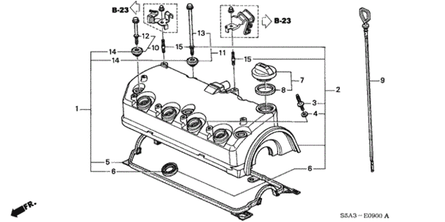 Cylinder Head Cover for 2002 Honda Civic #0