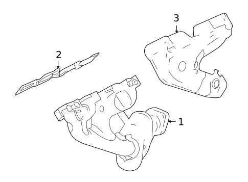 Exhaust Manifold for 2008 Cadillac XLR #0