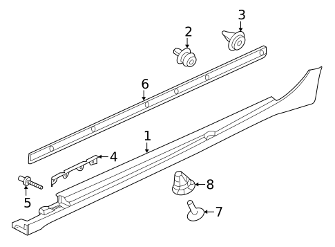 Exterior Trim - Pillars for 2019 Jaguar XJR575 #0