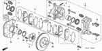 45237S2A003 - Chassis: Retainer for Acura Image