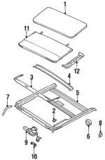 7689240U10 - : Frame Assembly Bracket for Nissan: Maxima Image