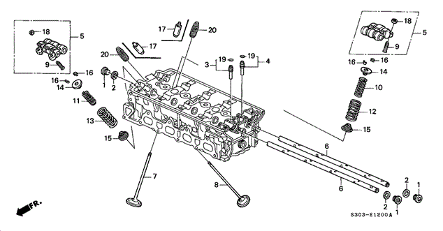 Valve - Rocker Arm for 2000 Honda Prelude #0