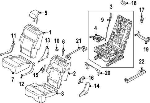 Second Row Seats for 2025 Ford Expedition #2