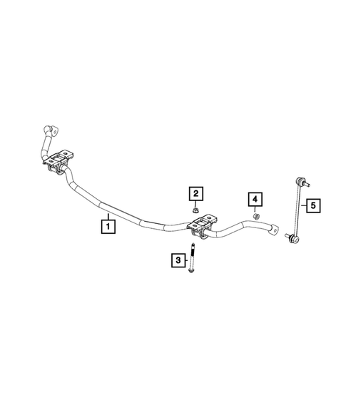 Front Stabilizer Bar for 2017 Jeep Cherokee #0