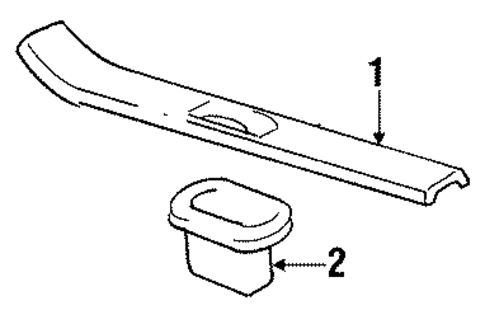 Interior Trim - Rear Body for 1994 Mercury Villager #0