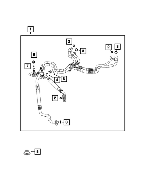 Air Conditioner and Heater Plumbing for 2025 Jeep Wagoneer S #3