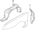 22584563 - Body: Insulator for Chevrolet: Corsica Image