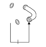 3C0145834K - : Inter-Cooler Hose for Volkswagen Image