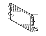 3C0145805R - Cooling System: Inter-cooler for Volkswagen Image