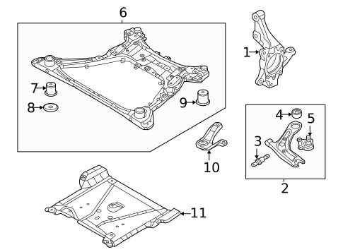 Suspension, Springs & Related Components for 2022 Hyundai Tucson #0