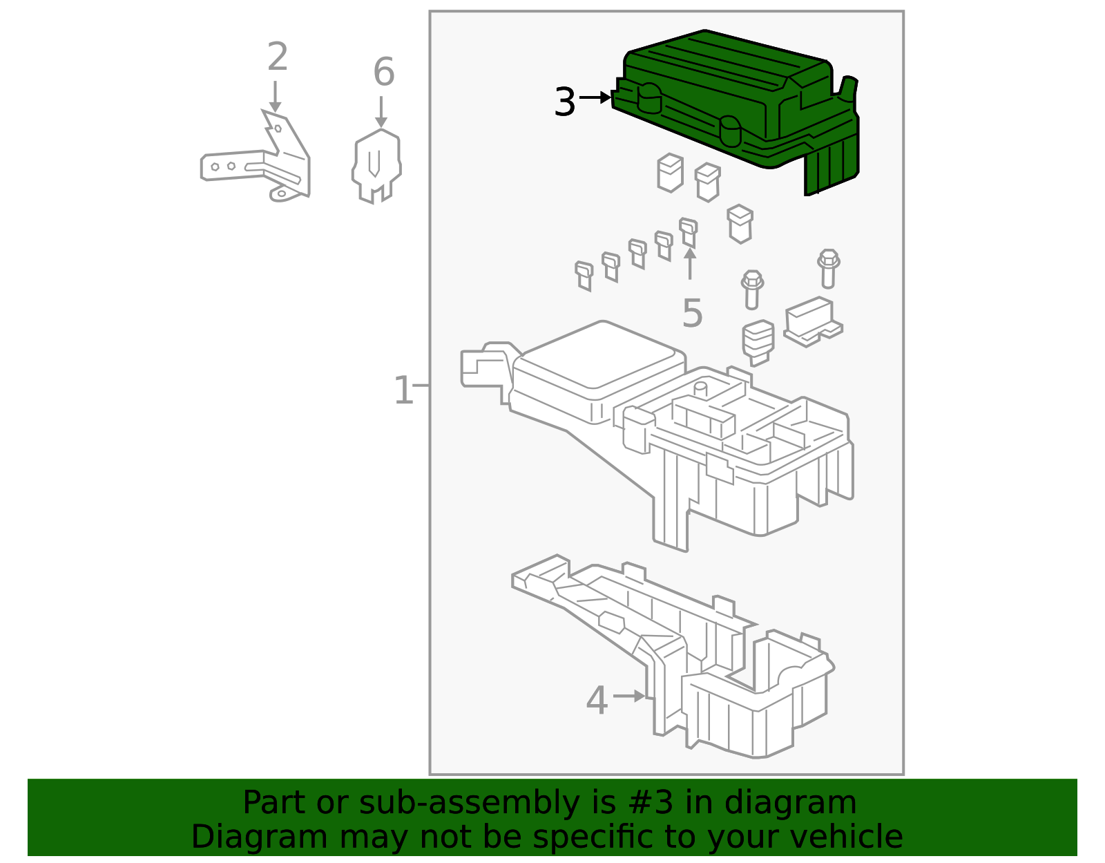 Genuine OEM Honda Odyssey Fuse – Multi Block (A) – Part #91929WX For 2005-2010
