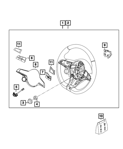 Steering Wheel for 2023 Dodge Hornet #0