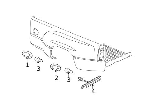 Identification Lamps for 2011 Chevrolet Silverado 3500 HD #0
