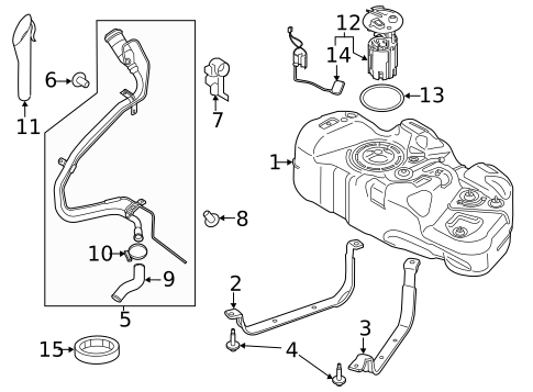 Fuel System Components for 2014 Ford Transit Connect #0