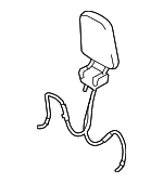 AU5Z74611A08DB - Body: Headrest Pad for Lincoln: MKT Image