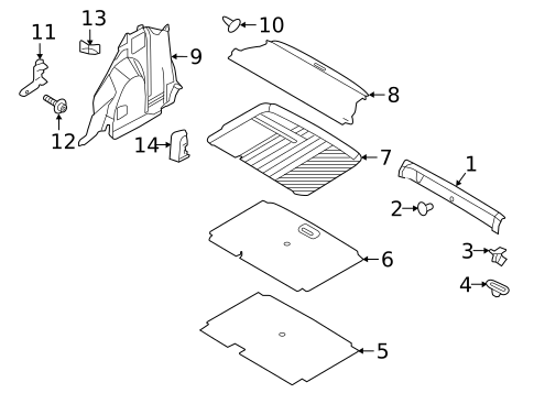 Interior Trim - Rear Body for 2020 Ford EcoSport #0
