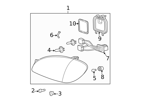 Bulbs - Chassis for 1999 Hyundai Sonata #0