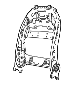 68260534AC - Body: Seat Back Frame for Chrysler: 200 | Dodge: Dart | Jeep: Cherokee Image