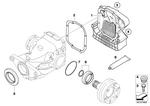 33112282654 - Rear Axle: Hex Bolt with Washer for BMW Image