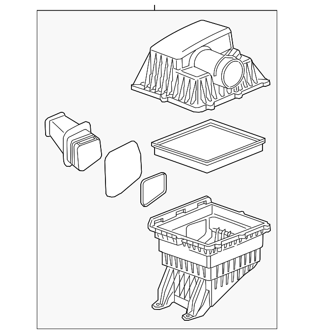 2015-2016 GM Air Cleaner Assembly 23234980 GM | GMPartsDirect.com
