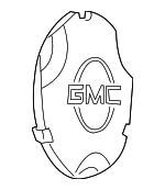 9595534 - : Part# 9595534 Hub Cap for GMC: Savana 1500, Savana 2500, Savana 3500 Image