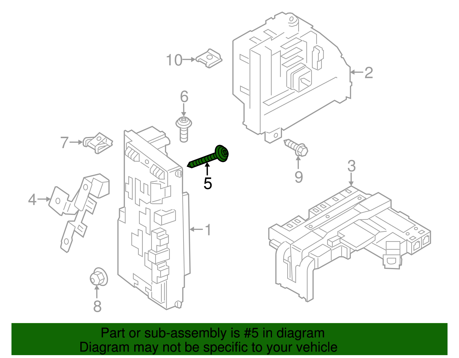 Bracket Pin - BMW (7149156044)