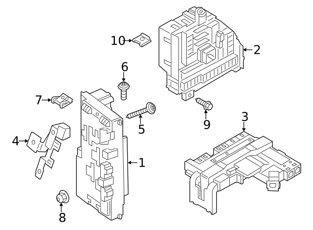 7146981767 - Electrical: Bracket Retainer for BMW Image