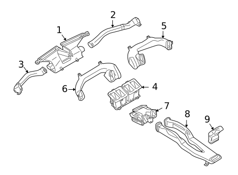 Ducts for 2011 INFINITI FX50 #0