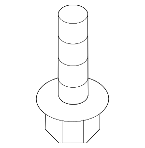 N10831601 - Body: Glove Box Bolt for Audi Image
