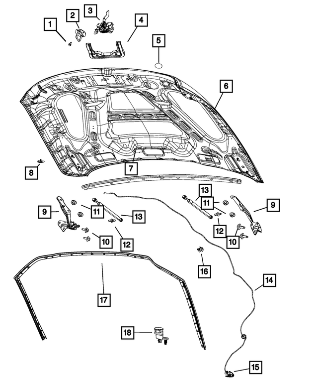 « 68247787AA – Body Sheet Metal Except Doors : Anti-grincement Ruban pour Mopar Image »
