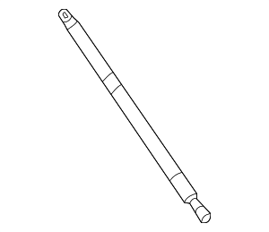 3CM827550C - : Lift-Gate Lift Support for Volkswagen: Atlas Cross Sport Image