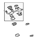 174100S090 - : Front Pipe for Toyota: Tundra Image