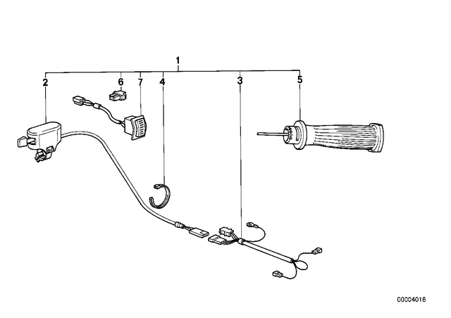 61311243979 - : Handle Square Heated Left for BMW-Motorrad Image