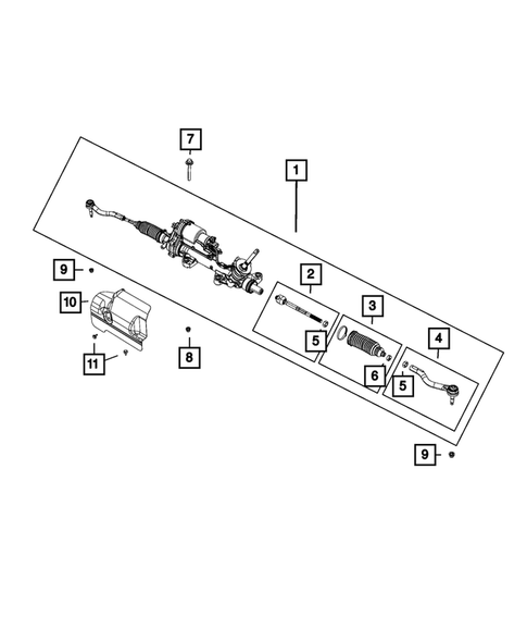 Steering Gear for 2021 Chrysler Voyager #0