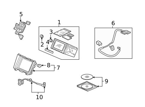 Navigation System for 2007 Honda CR-V #0