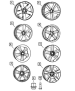 1UW00CDMAA - : Aluminum Wheel for Mopar Image