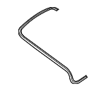 2977402600 - Body: Weatherstrip for Mercedes-Benz Image