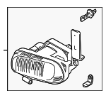 8620252 - : 1998-2000 Volvo V70 - Fog Lamp for Volvo: V70 Image