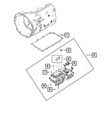 R8545848AA - 8HP50; 8-Speed; Automatic Transmission: Transmission Valve Body &amp; Control Unit, Remanufactured for Chrysler: 300 | Dodge: Challenger, Charger | Jeep: Wrangler | Ram: 1500 Image