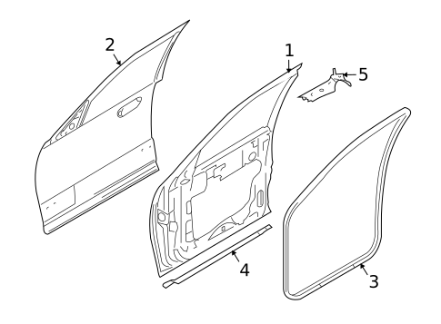 Door & Components for 2009 Lincoln Navigator #0