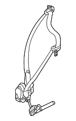 64621FN00AME - : Seat Belt Assembly for Subaru: Crosstrek Image