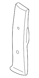 5BJ91KM6 - Body: Lock Pillar Trim for Dodge: B150, B250, B350 Image