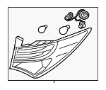 924024Z100 - Electrical: Tail Lamp Assembly for Hyundai Image