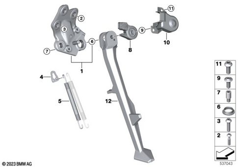 Side Stand for 2023 BMW-Motorrad F 900 GS #0