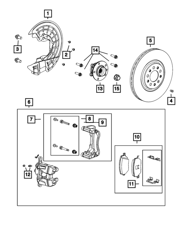 68462619AA - Brakes: Brake Rotor, Right for Mopar Image