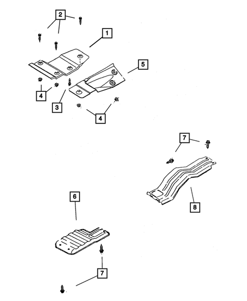 Heat Shields for 2003 Dodge Dakota #0