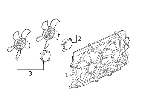 Cooling Fan for 2019 GMC Yukon XL #0