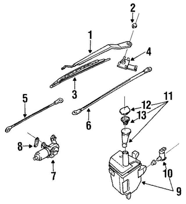 2891061Y00 - : Washer Fluid Reservoir for Nissan Image
