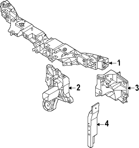 Radiator Support for 2025 Audi Q6 e-tron #0